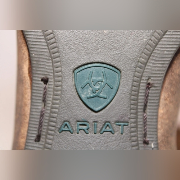 Ariat Dusty Diamond 10018598 Womens 7 B Tawny Brown Leather Western Boots - Picture 11 of 15